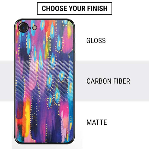 Etta Vee Kaleidoscope Brush Stroke iPhone SE (2nd & 3rd Gen) Skin