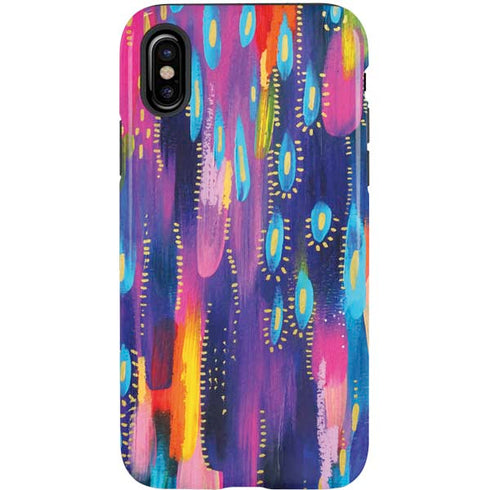 Etta Vee Kaleidoscope Brush Stroke iPhone X Pro Case