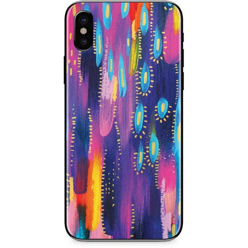 Etta Vee Kaleidoscope Brush Stroke iPhone XS Skin