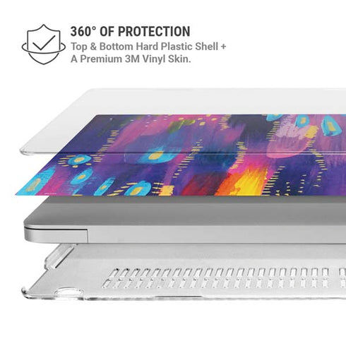 Kaleidoscope Brush Stroke by Etta Vee MacBook Air 13in M1 (2021) Case plus Skin