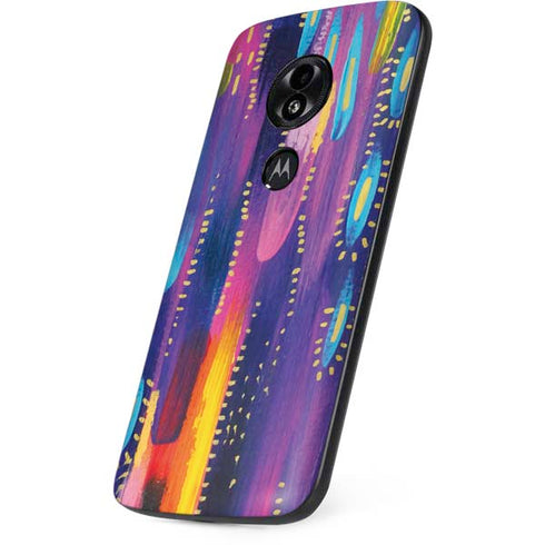 Etta Vee Kaleidoscope Brush Stroke Moto E5 Play Skin