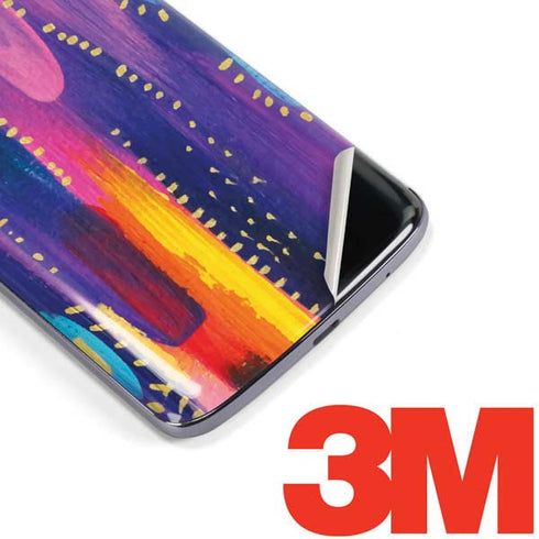Etta Vee Kaleidoscope Brush Stroke Moto E5 Plus Skin