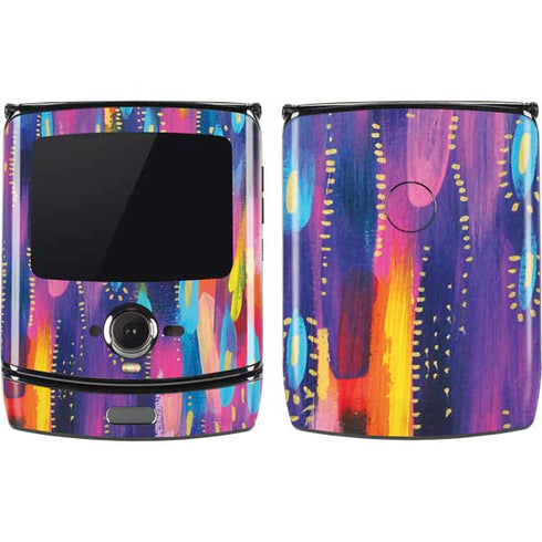 Etta Vee Kaleidoscope Brush Stroke Motorola RAZR Skin