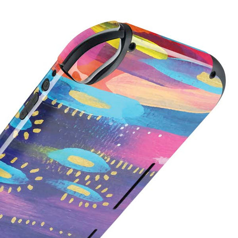 Etta Vee Kaleidoscope Brush Stroke Nintendo Switch Lite Skin