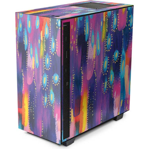 Etta Vee Kaleidoscope Brush Stroke NZXT H510 Compact ATX Mid-Tower Case Skin