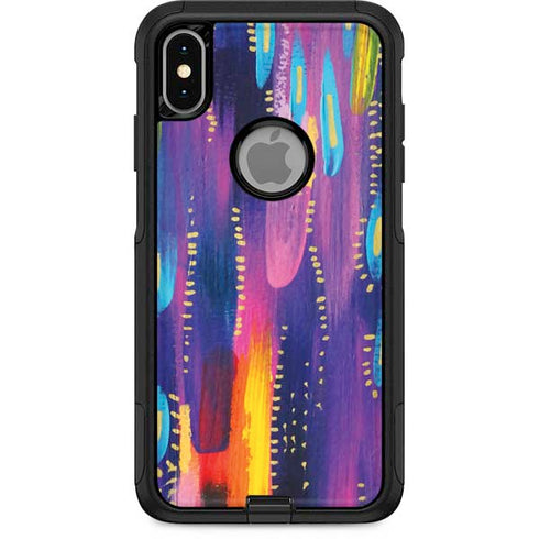 Etta Vee Kaleidoscope Brush Stroke Otterbox Commuter iPhone Skin