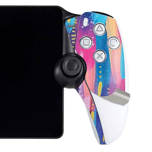 Kaleidoscope Brush Stroke by Etta Vee PlayStation Portal Remote Player Skin