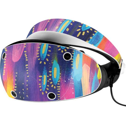 Etta Vee Kaleidoscope Brush Stroke PlayStation VR2 Skin