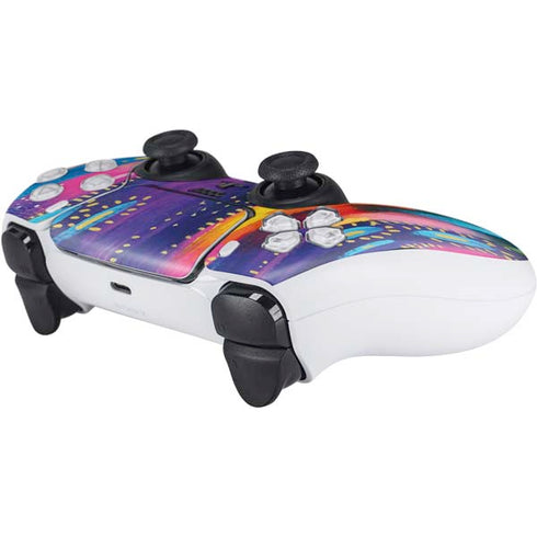 Etta Vee Kaleidoscope Brush Stroke PS5 Controller Skin