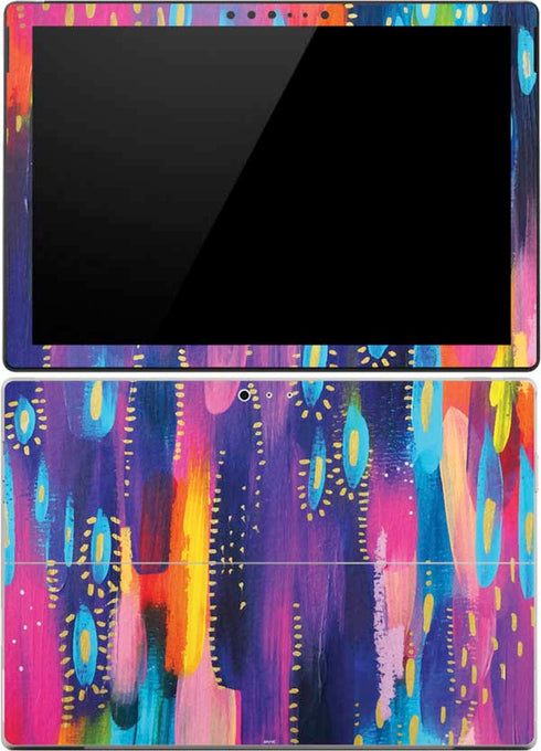 Etta Vee Kaleidoscope Brush Stroke Surface Pro (2017) Skin
