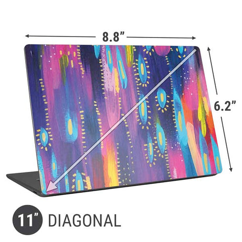 Etta Vee Kaleidoscope Brush Stroke Universal Laptop 11in (8.8 x 6.2in) Skin