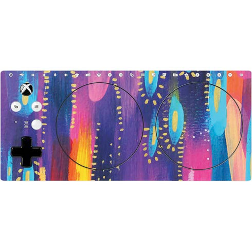 Etta Vee Kaleidoscope Brush Stroke Xbox Adaptive Controller Skin