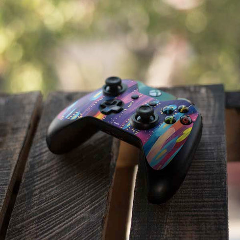 Etta Vee Kaleidoscope Brush Stroke Xbox One Controller Skin
