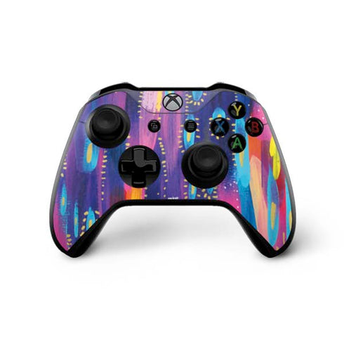 Etta Vee Kaleidoscope Brush Stroke Xbox One X Controller Skin