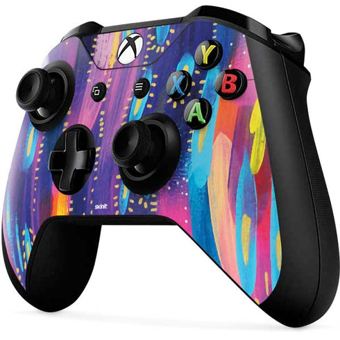 Etta Vee Kaleidoscope Brush Stroke Xbox One X Controller Skin