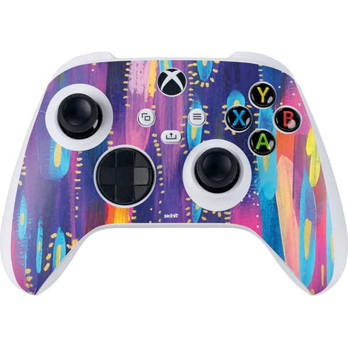 Etta Vee Kaleidoscope Brush Stroke Xbox Series S Controller Skin