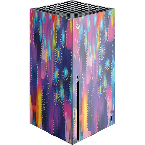 Etta Vee Kaleidoscope Brush Stroke Xbox Series X Console Skin
