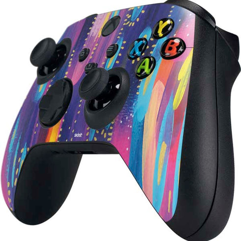 Etta Vee Kaleidoscope Brush Stroke Xbox Series X Controller Skin