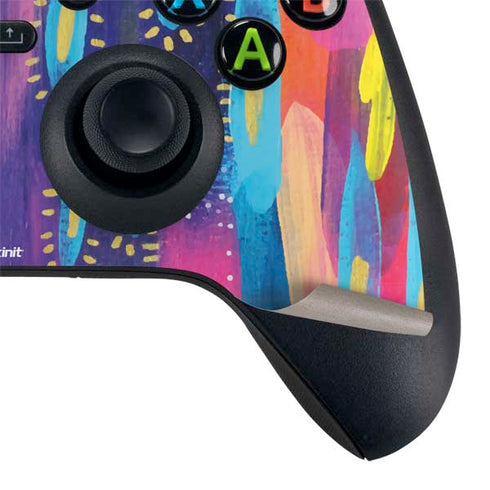 Etta Vee Kaleidoscope Brush Stroke Xbox Series X Controller Skin