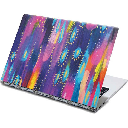 Etta Vee Kaleidoscope Brush Stroke Yoga 910 2-in-1 14in Touch-Screen Skin