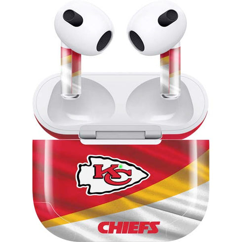 NFL Kansas City Chiefs Apple AirPods (3rd Gen 2021) Skin