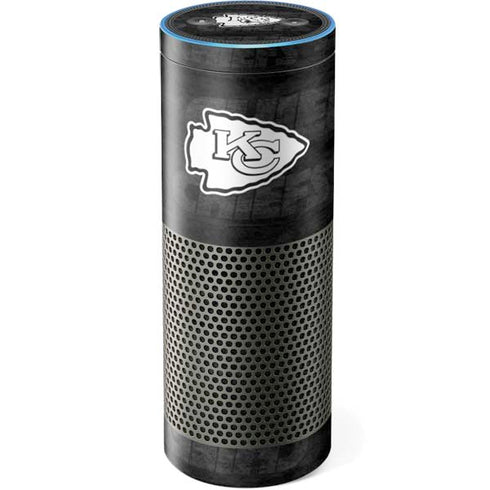 NFL Kansas City Chiefs Black & White Amazon Echo Skin