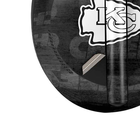 NFL Kansas City Chiefs Black & White Bose Noise Cancelling Headphones 700 Skin