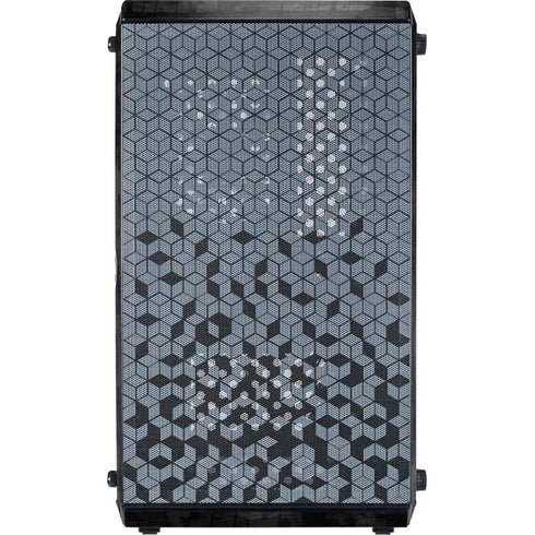 NFL Kansas City Chiefs Black & White Cooler Master MasterBox Q300L Mini Tower Skin