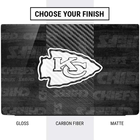 NFL Kansas City Chiefs Black & White Dell Vostro Skin