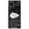 NFL Kansas City Chiefs Black & White Galaxy A12 Clear Case