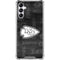 NFL Kansas City Chiefs Black & White Galaxy A14 5G Clear Case