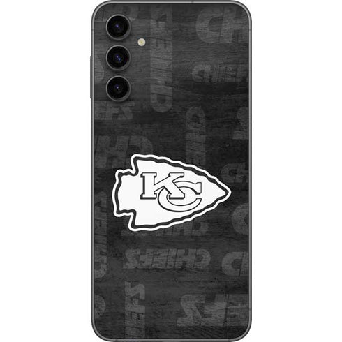 NFL Kansas City Chiefs Black & White Galaxy A14 5G Skin