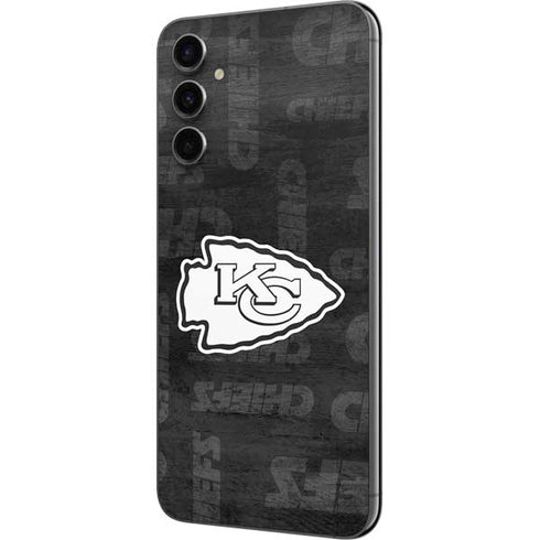 NFL Kansas City Chiefs Black & White Galaxy A14 5G Skin