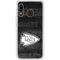 NFL Kansas City Chiefs Black & White Galaxy A20 Clear Case