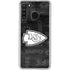NFL Kansas City Chiefs Black & White Galaxy A21 Clear Case