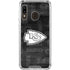 NFL Kansas City Chiefs Black & White Galaxy A30 Clear Case