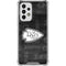 NFL Kansas City Chiefs Black & White Galaxy A33 5G Clear Case