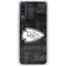 NFL Kansas City Chiefs Black & White Galaxy A50 Clear Case