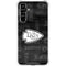 NFL Kansas City Chiefs Black & White Galaxy A54 5G Clear Case