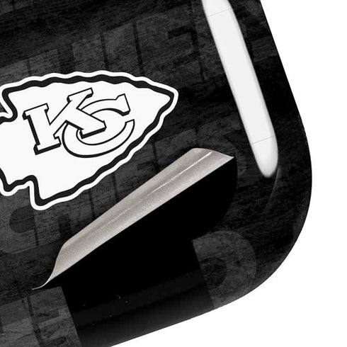 NFL Kansas City Chiefs Black & White Galaxy Buds Pro Skin