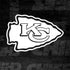 NFL Kansas City Chiefs Black & White Galaxy Note 8 Skin