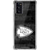 NFL Kansas City Chiefs Black & White Galaxy Note20 5G Clear Case