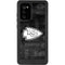 NFL Kansas City Chiefs Black & White Galaxy Note20 5G Waterproof Case