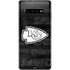 NFL Kansas City Chiefs Black & White Galaxy S10 Plus Skin