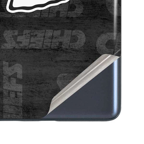 NFL Kansas City Chiefs Black & White Galaxy S20 Fan Edition Skin