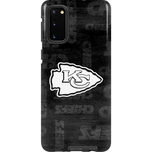 NFL Kansas City Chiefs Black & White Galaxy S20 Pro Case