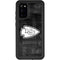 NFL Kansas City Chiefs Black & White Galaxy S20 Waterproof Case