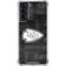 NFL Kansas City Chiefs Black & White Galaxy S21 5G Clear Case