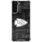 NFL Kansas City Chiefs Black & White Galaxy S21 FE Clear Case