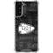 NFL Kansas City Chiefs Black & White Galaxy S21 Plus 5G Clear Case